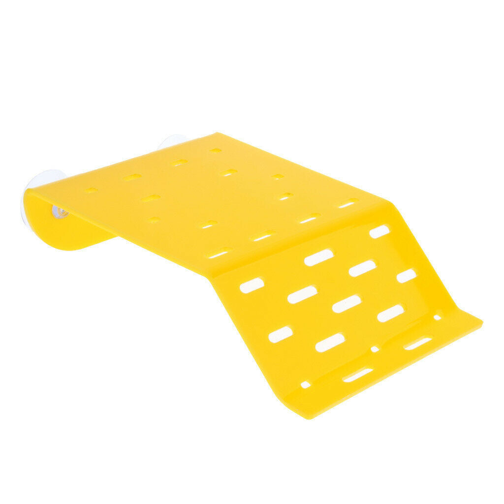 Turtle Terrace Plastic Reptile Basking Rest Turtle Platform with 3 Suction Cup (
