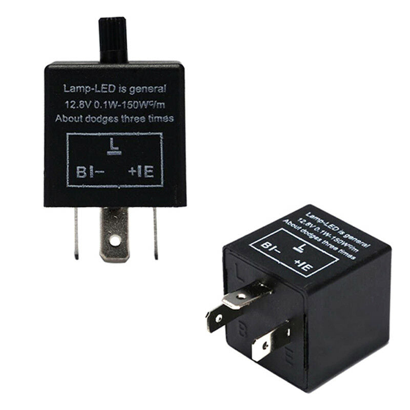 CF14 3 Pin Adjust 12V LED Flasher Relay Car Turn Signal Indicator Blinke .l8