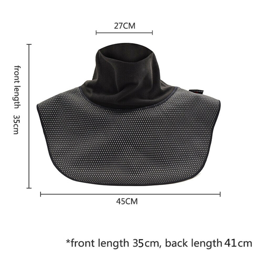 Neck Gaiter Shield Scarf Bandana Chest Warmer for Motorcycle Cycling Riding