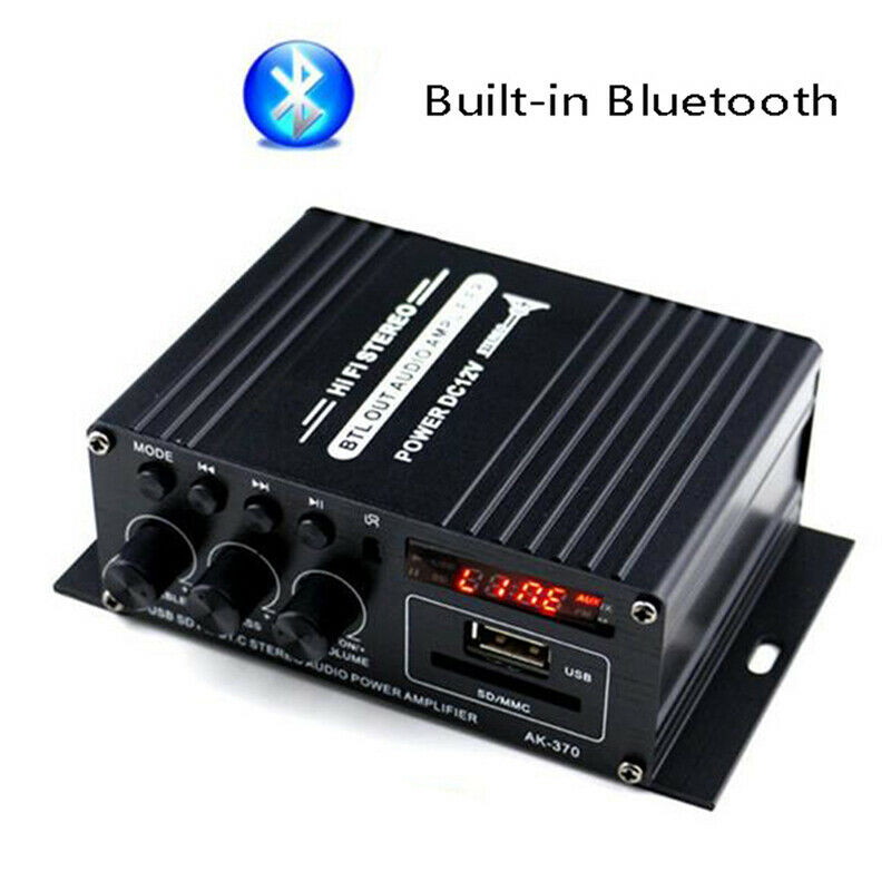 400W 2*200W Stereo Hifi Car Home Subwoofer Car Sound Audio Amplifier Amp S&qBDA