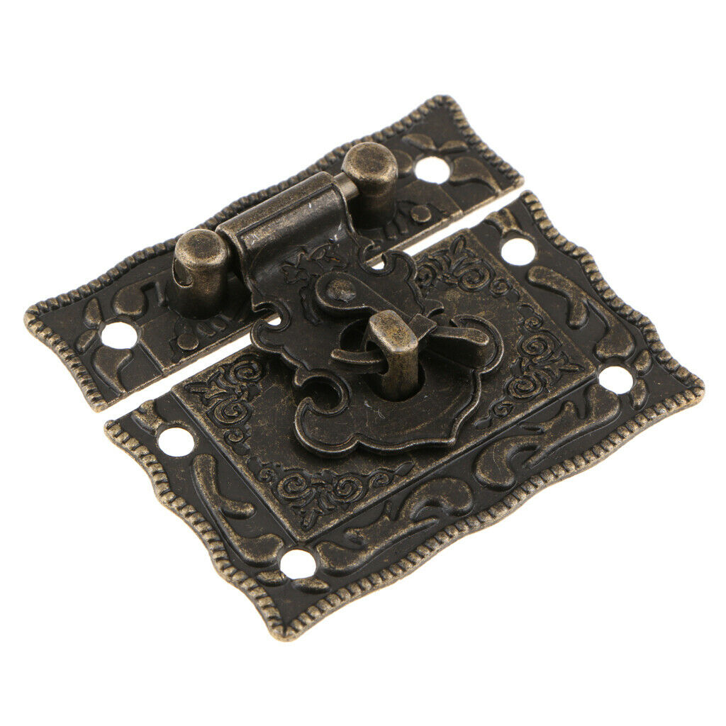 Mini Hinge Kits Wooden Box Lock Jewelry Box Hasp Latch Lock Buckle Bolt