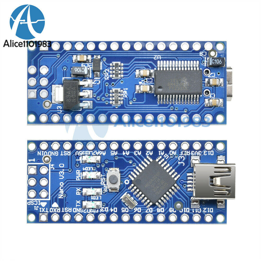 ENC28J60 Ethernet Shield Module+Arduino USB Nano V3.0 Atmega328P 5V 16M Board