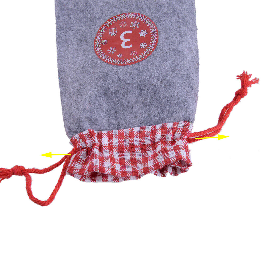 24x Advent Calendar Pouch Countdown Gift Bag Candy Storage Sack Tree Hanging