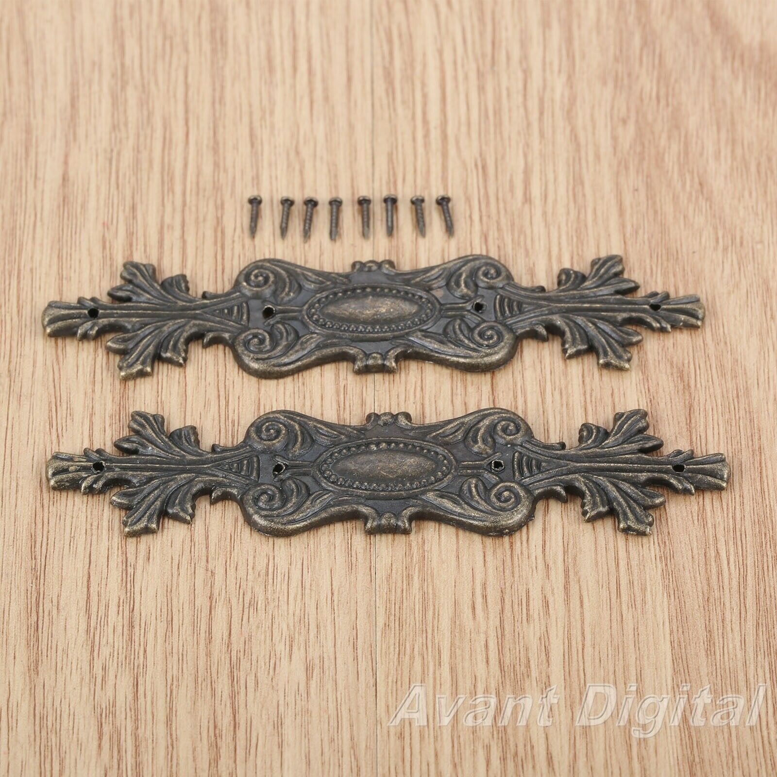 2Pcs 100*20mm Flower Flatback Embellishments Scrapbooking Desk Decor Protector