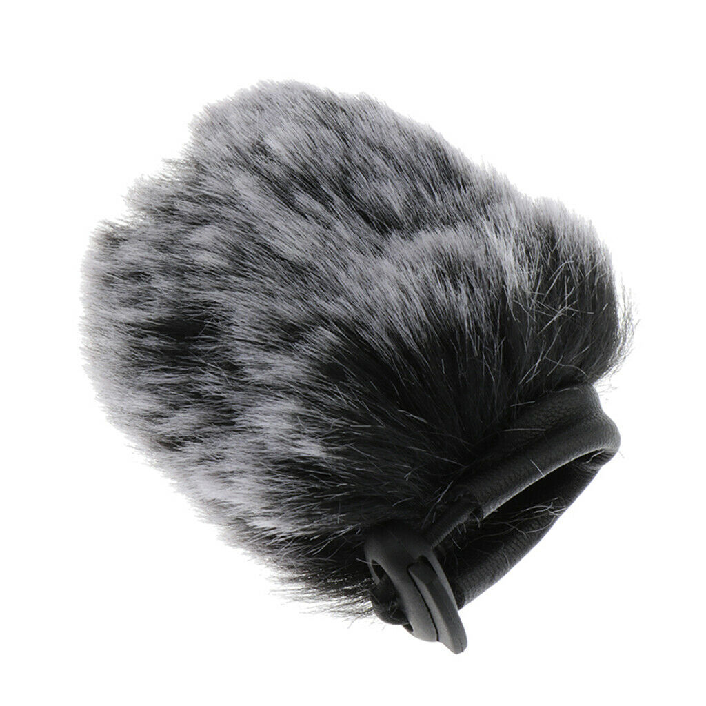 Furry Outdoor Windscreen Muff, Wind Cover Shield for Camera Microphones