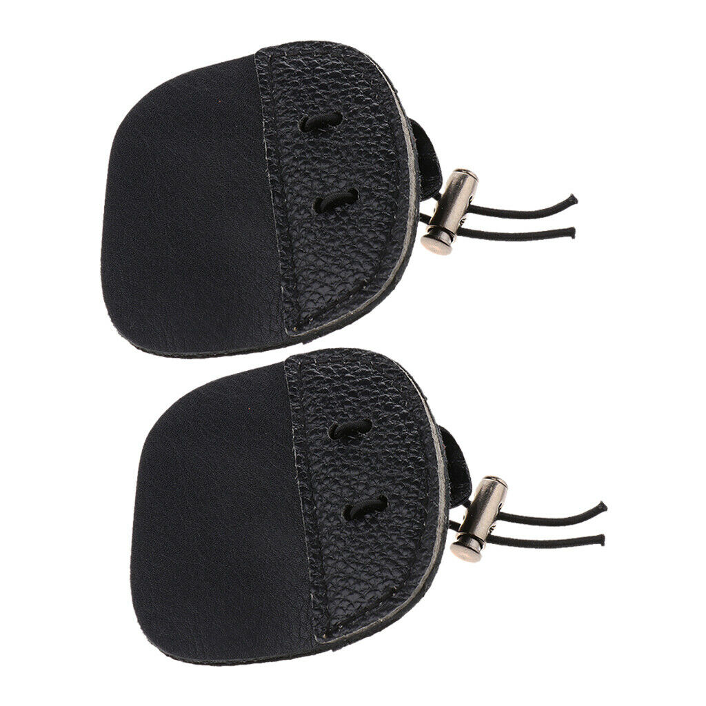 2x Outdoor Archery Finger Tabs 3 Under Tab Finger Saver Protect Guard