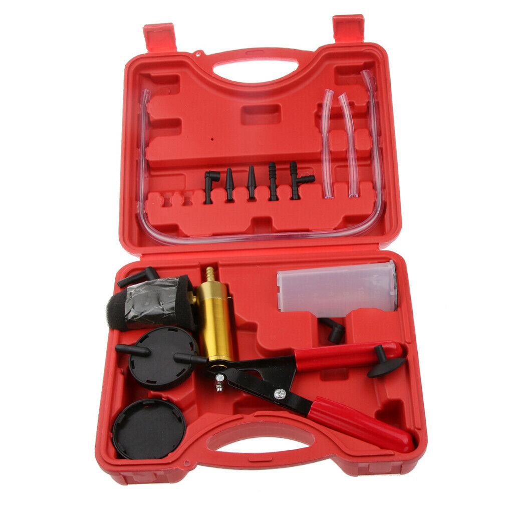 Manual Vacuum Pump Tester Brake Bleeder Set for Vehicles