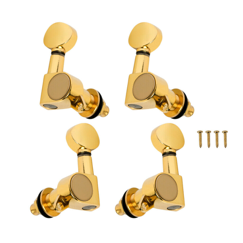 4x Uku Closed 2R2L Tuning Pegs Machine Heads Keys for Ukulele Accessory