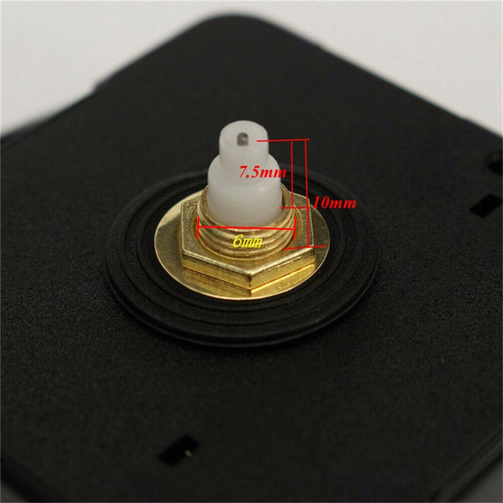Red Long-Hands Quartz Wall Clock Spindle Movement Mechanism Part Repair Tool US