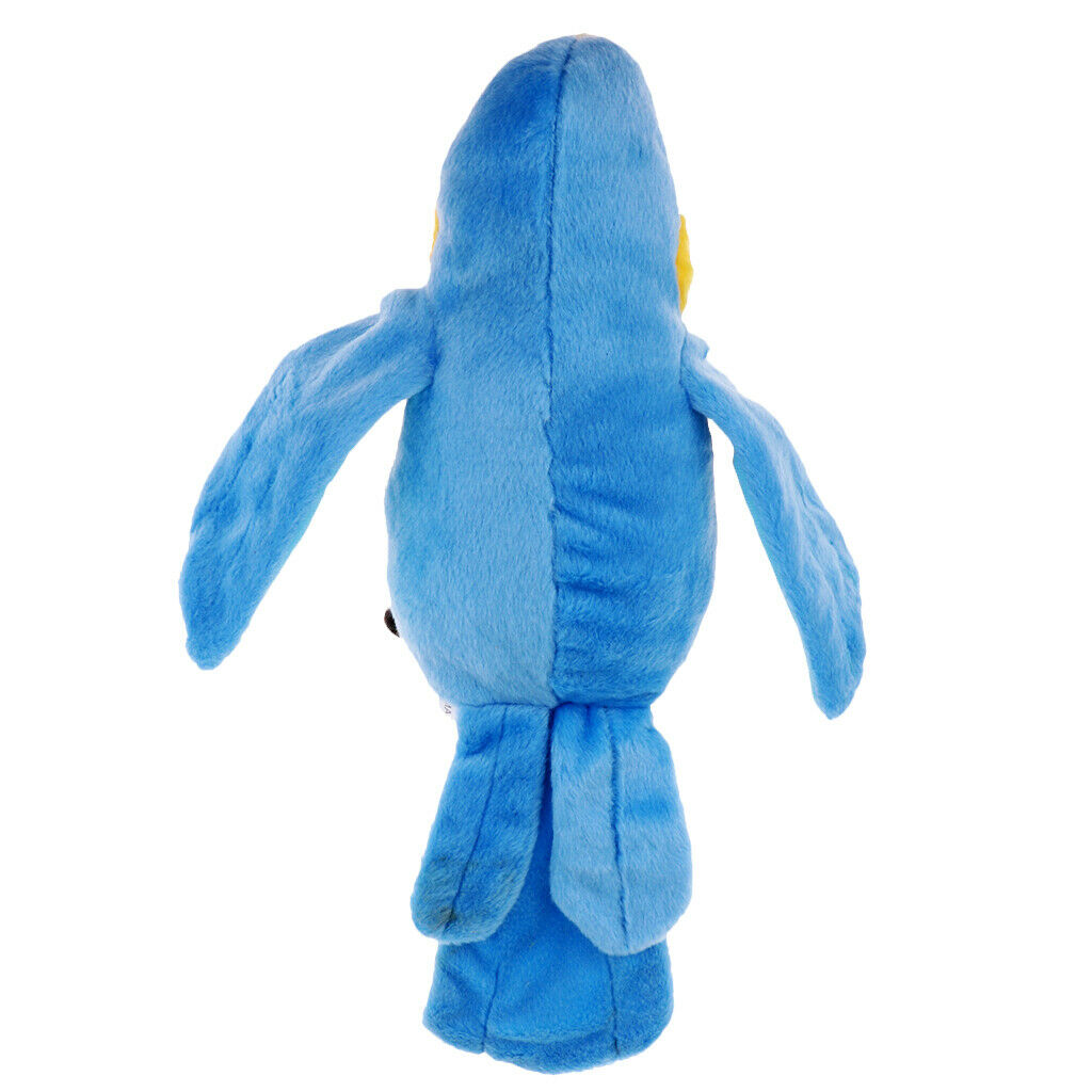 Plush Talking Parrot Electronic Pet Party Favors Children Toys 29cm Blue
