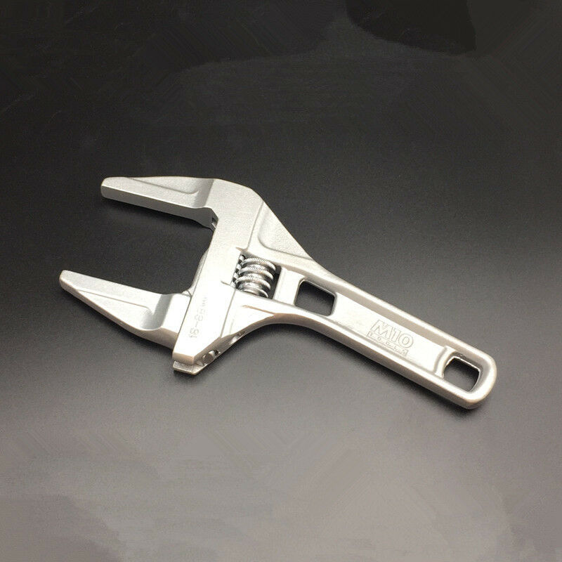 1pcs Mini Adjustable Spanner Wrench aluminium Short Shank Large Openings 16-68mm