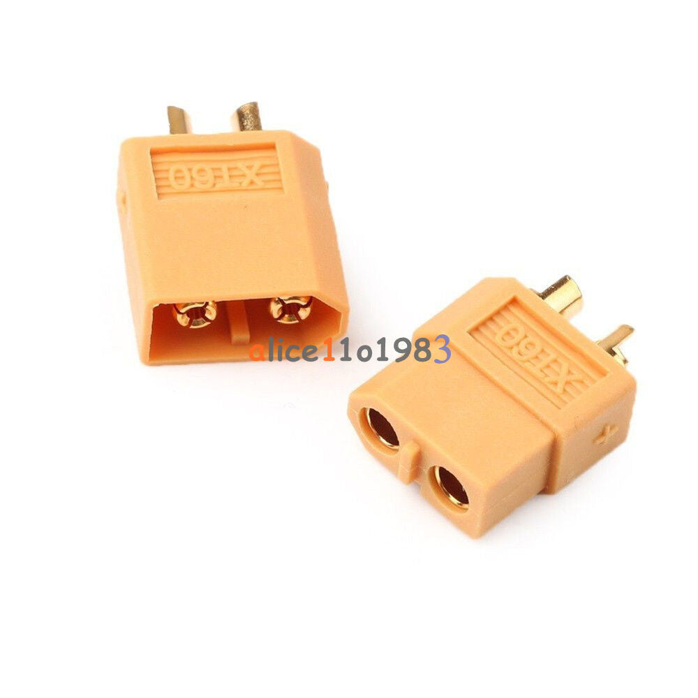 2Pairs XT60 Male & Female Bullet Connectors Plugs For RC LiPo Battery