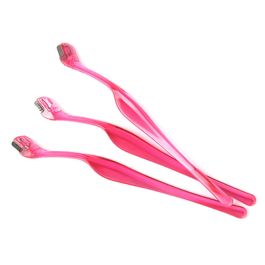 3pcs Mini Eyebrow Trimmer Safe Shaving Razors for Women Makeup Eye Brow Shapings