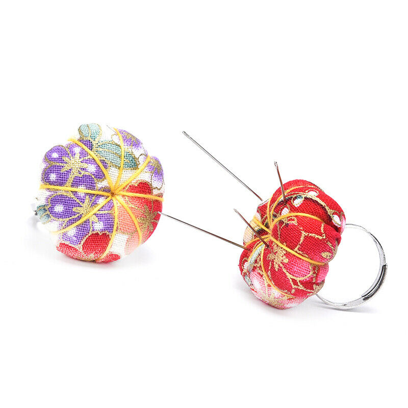 Rings Pin Cushion Base Needle Pillow Finger Holder Sewing Craft Stitch DI.l8