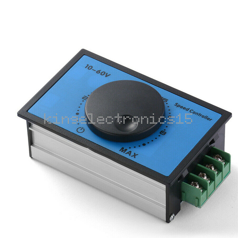 1X DC 10-60V 12V 24V 48V 20A PWM DC Motor Speed Controller Soft Start Switch