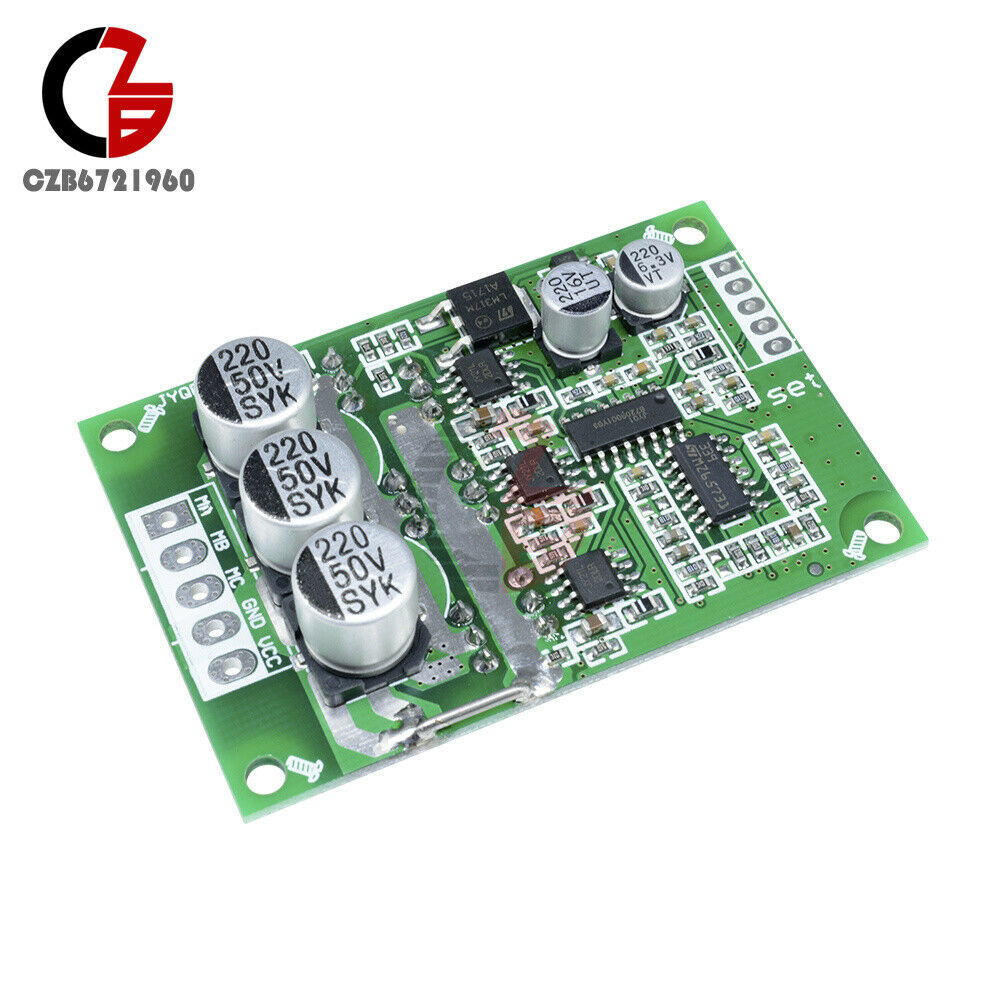 DC 12-36V 500W Brushless Motor PWM Control Controller Balanced BLDC Driver Board
