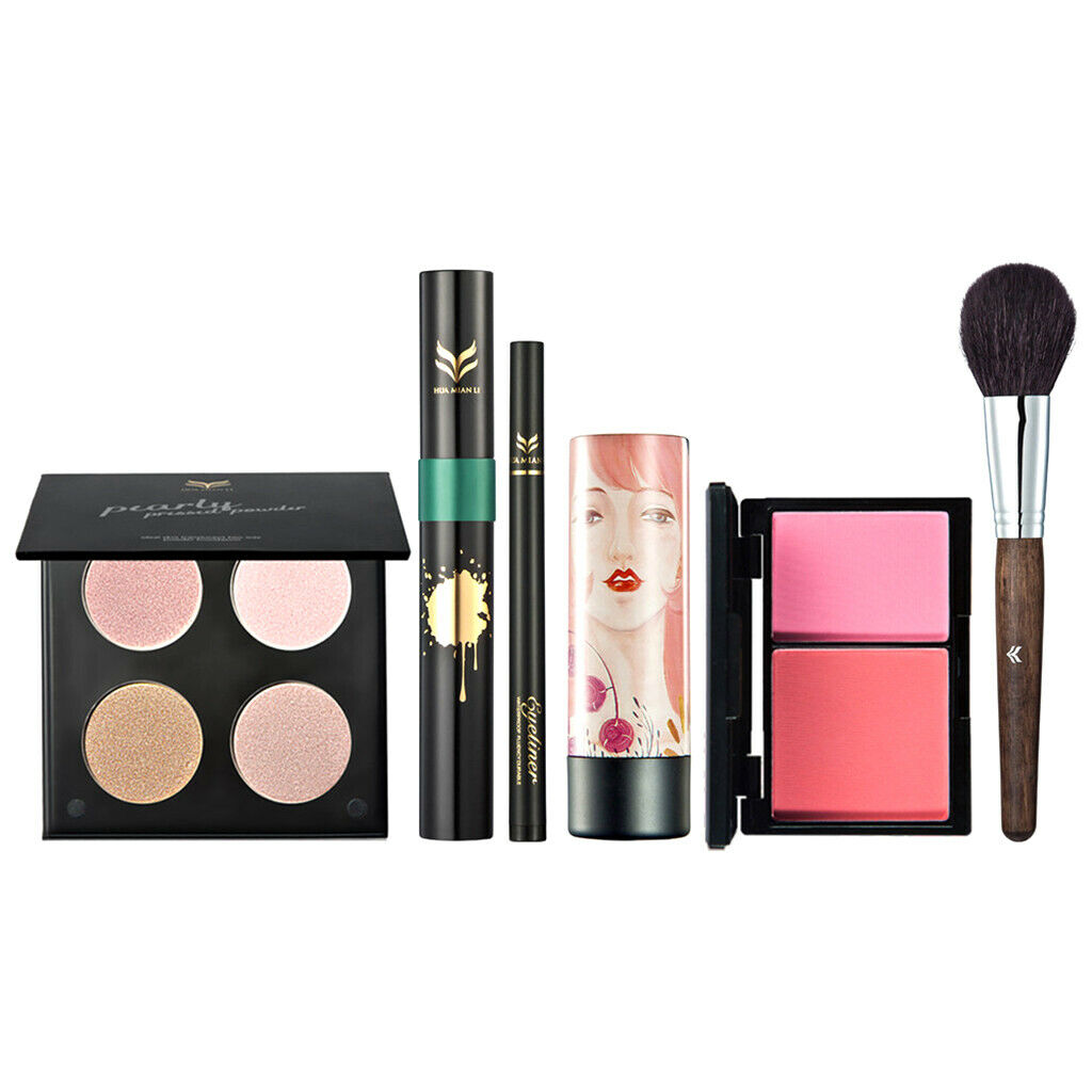 Cosmetic Set Face Lip Makeup Brush Eyeliner Mascara Concealer Blush Palette