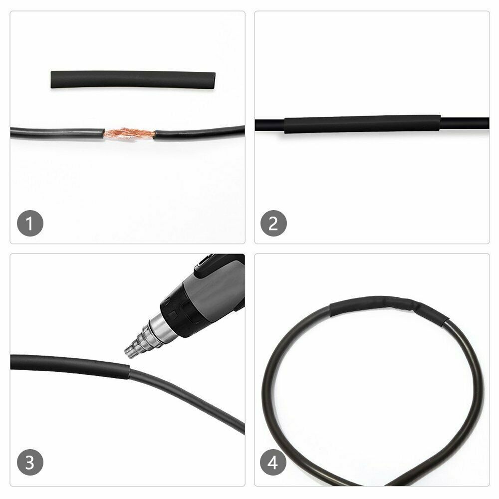 400X 3:1 Waterproof Dual Wall Adhesive Heat Shrink Wire Heatshrink Tubing Kits N