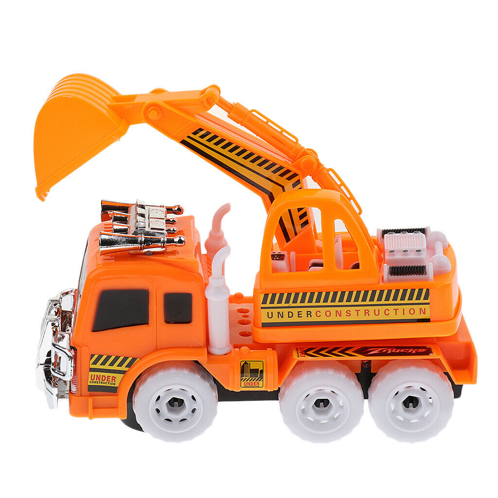 1:24 Scale Electric Engineering Truck with Sound and Light, Kids Toddlers