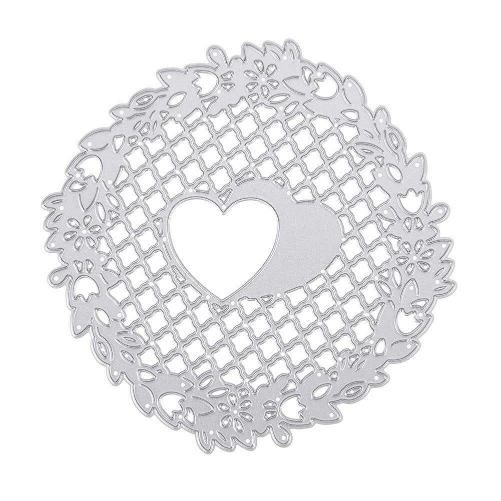 Love Heart Hollow Metal Cutting Dies Cut Stencil DIY Scrapbook Album Craft @