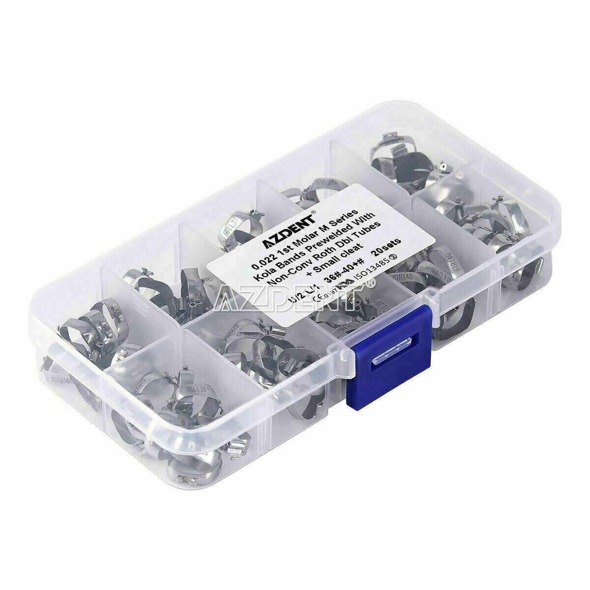 Dental Orthodontic 1st Molar Bands Double Buccal Tubes 1st Molar Non-Convertible