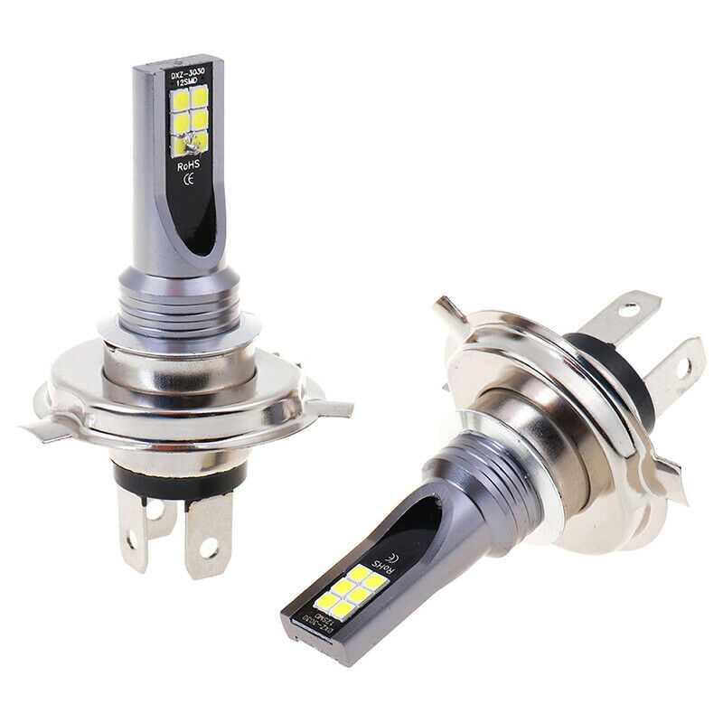 2X H4 200W 12000LM LED Car Fog Light Hi / Lo Beam Globe Bulb HsJCAUJ Kt