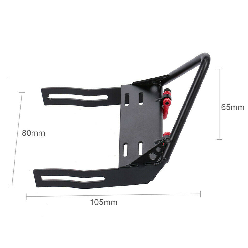Upgrade Bumper Triangle Front Bull Bar W/ Shackles For  Axial SCX10