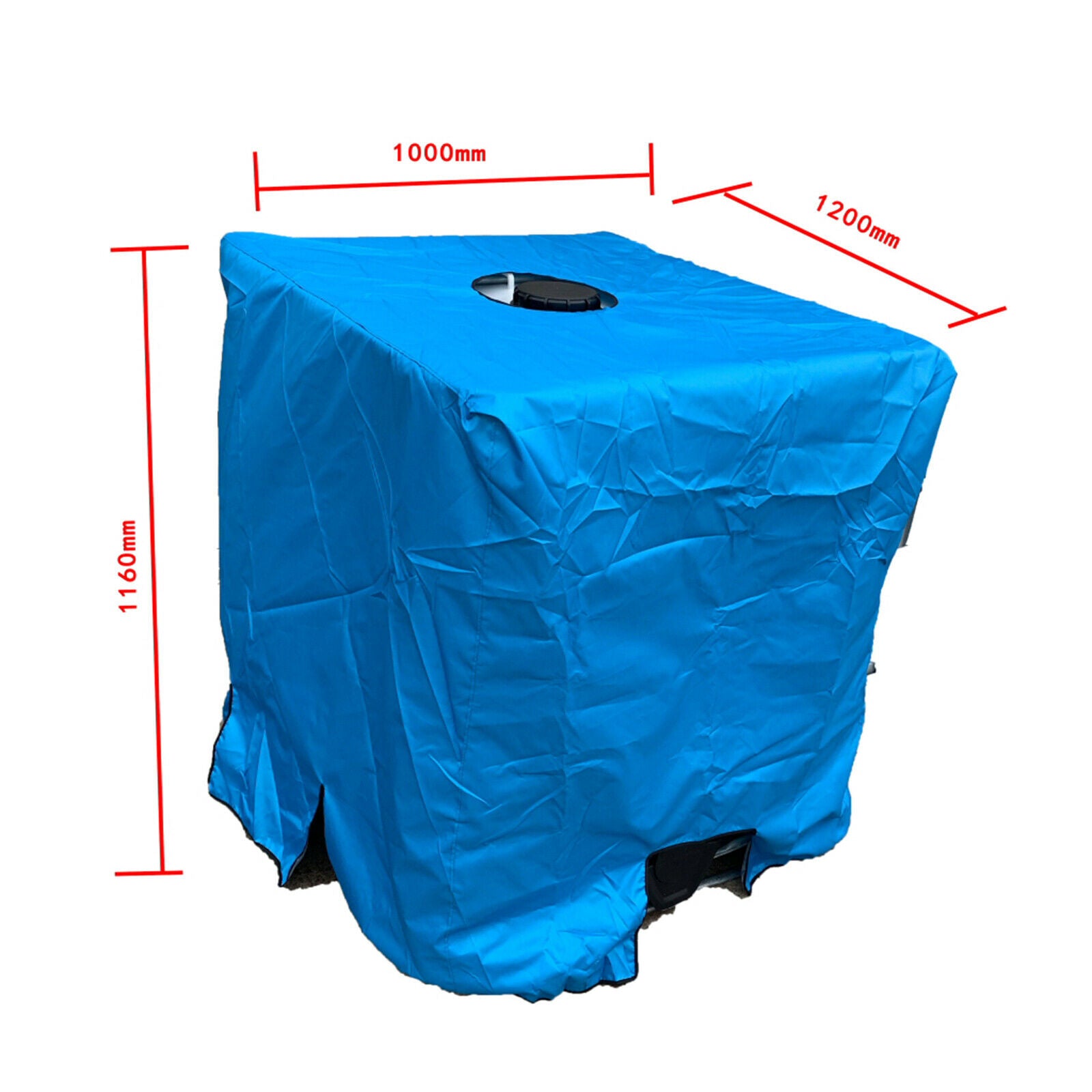 1pc 1000L IBC Ton Barrel Cover Rain Barrels Sunshade Anti-Dust Waterproof