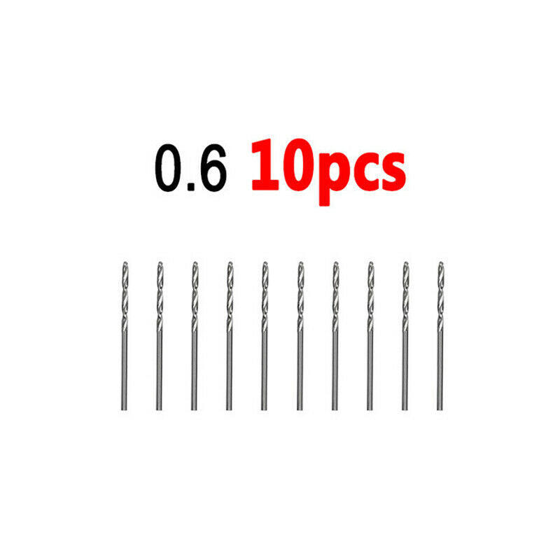 40 Pcs Mini Drill Hss Bit 0.6Mm-2.0Mm Straight Shank Pcb Twist Drill Bits Set G7