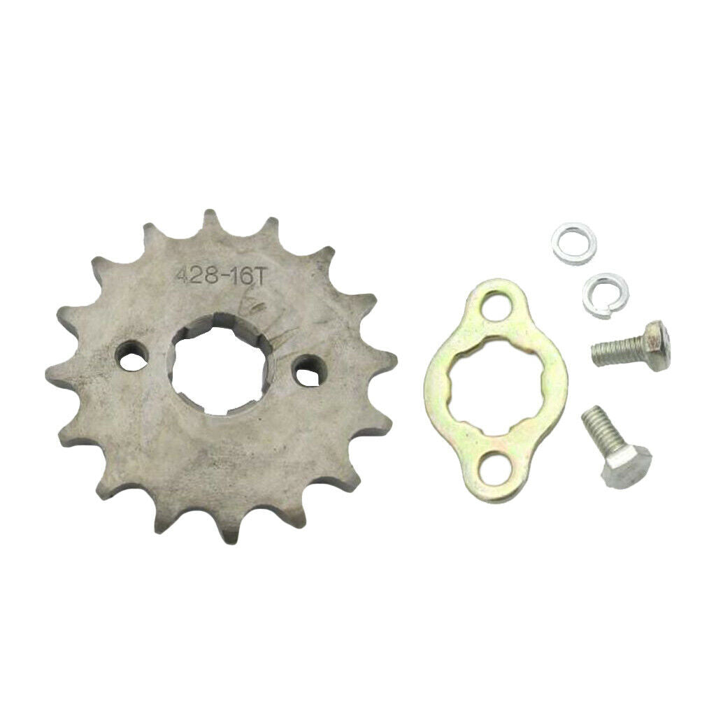 16 Teeth 428 Rear Sprocket Pinion for Trail Dirt Bike ATV Quad Buggy