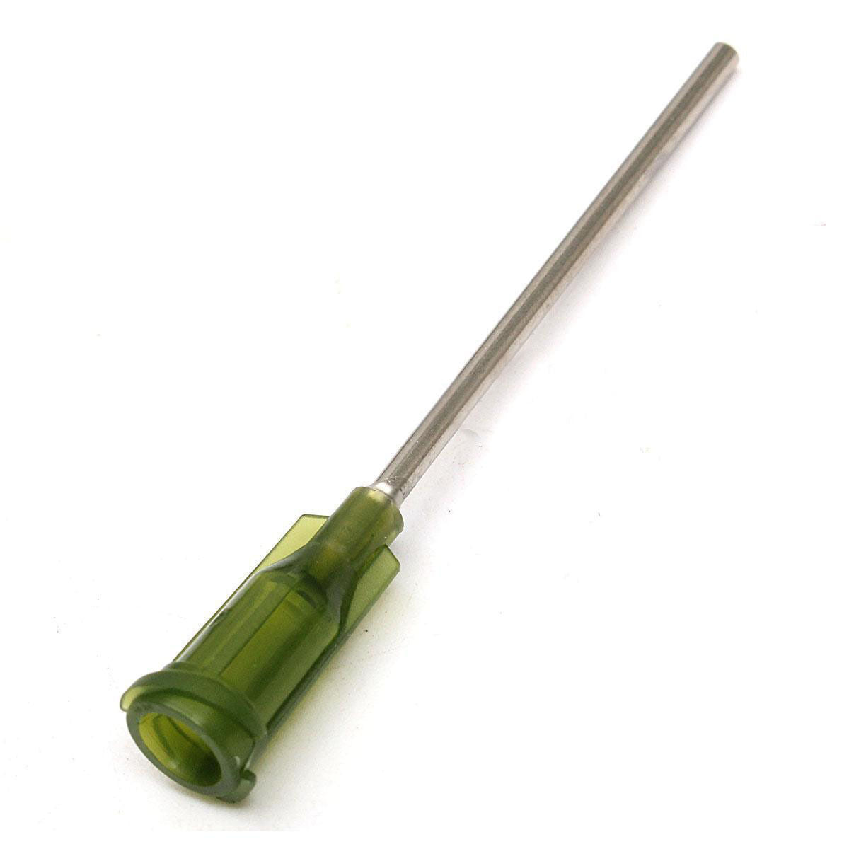 10pcs Green Blunt Dispensing Needles Syringe Needle Tips 38mm/1.5" 14Gauge