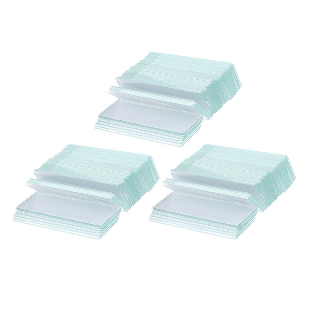 150 Pieces Microscope Slides Pre-cleaned Empty Coverslips