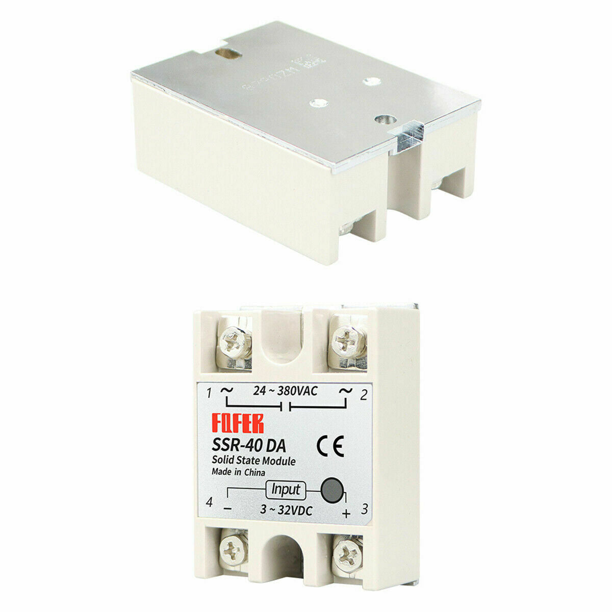 Solid State Relay Module DC--AC Single Phase 3-32VDC Silent Non-Contact SSR-10DA