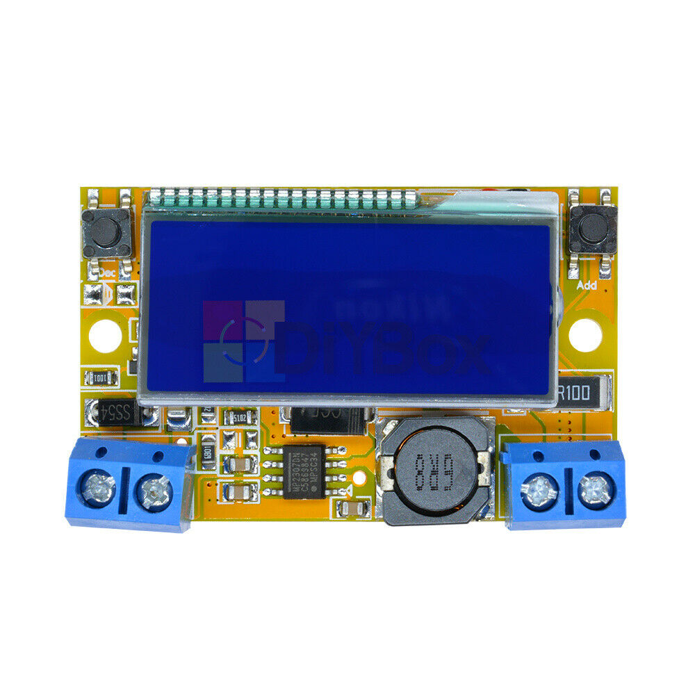 Adjustable Buck DC-DC Double Display Step Down Pulse Power Supply LCD Module