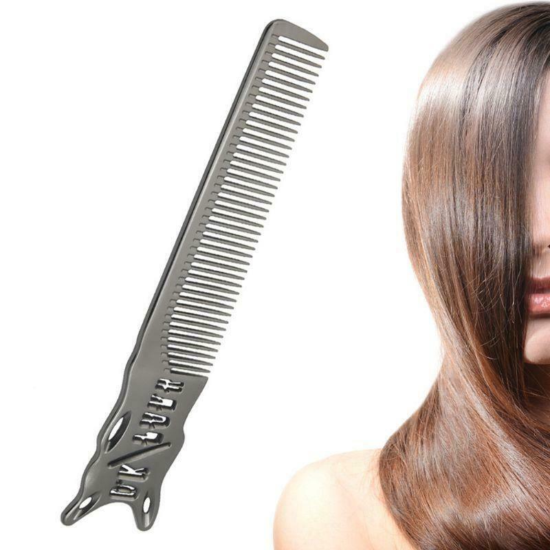 Aluminum Metal Cutting Comb Hair Hairdressing & Barbers Salon Combs Men Women