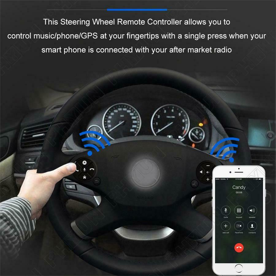 Universal Wireless Steering Wheel Controller For Car Stereo Radio DVD Player