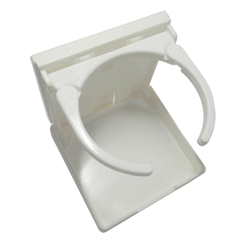Folding White Nylon Drink Cup Holder for Marine Boat/Yacht/Caravan/Car Parts