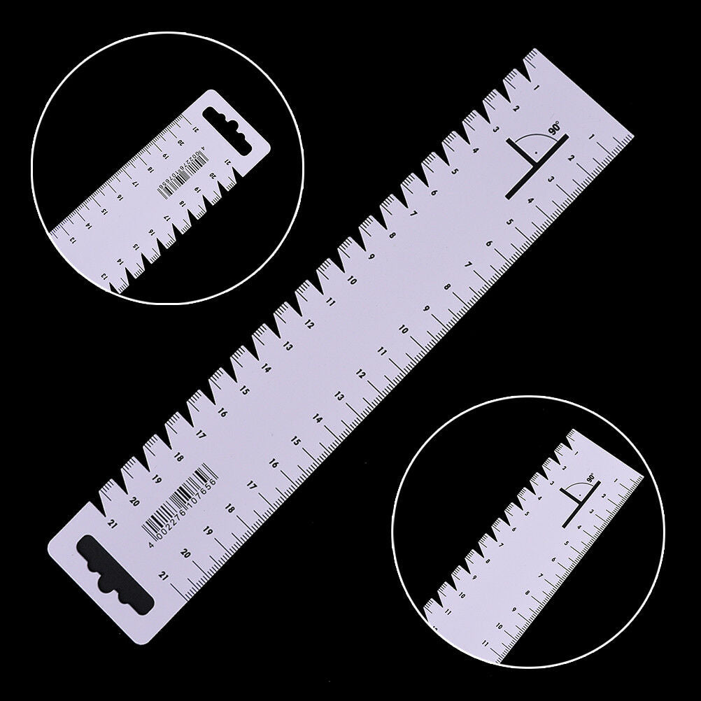 1pc 21cm Ultrathin sewing patchwork ruler quilting tool DIY sewing access.l8