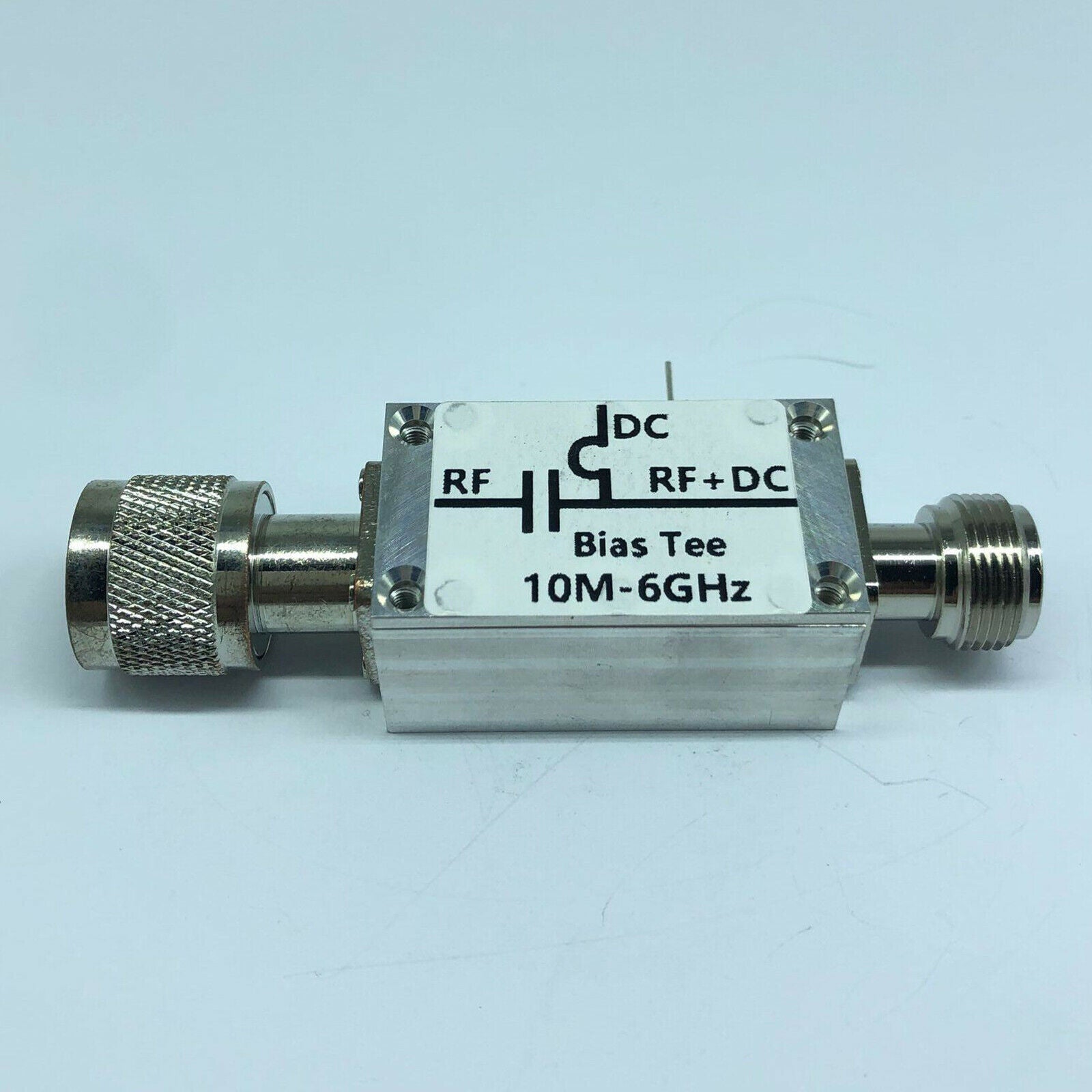 10MHz-6GHz N Head RF Feeder RF Blocker Bias Tee Broadband Radio Amplifier