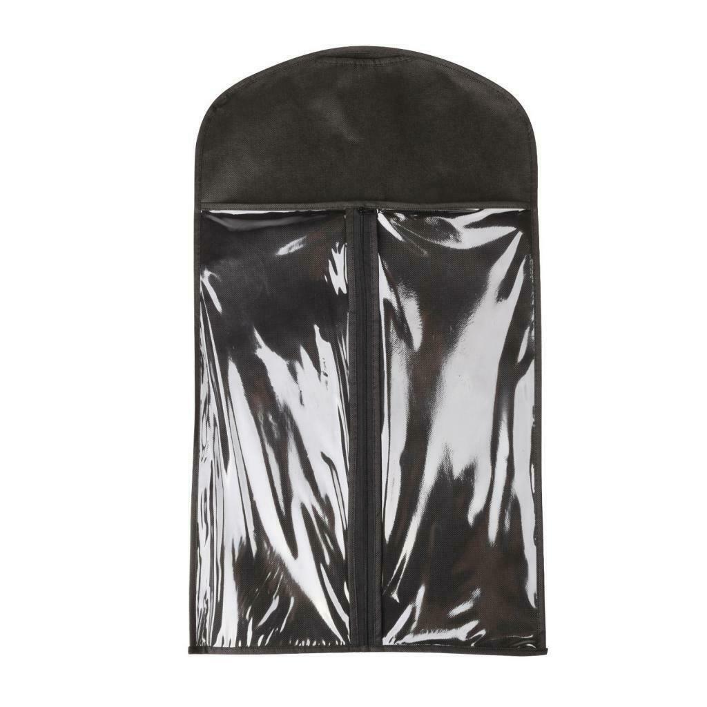 Pack of 2 Wigs Hairpiece Toupee Storage Case Protective Bag Organizer Black
