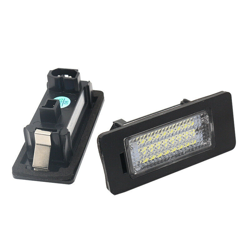 2Pcs Canbus LED Number Plate For BMW Number License Plate Light Lamp White