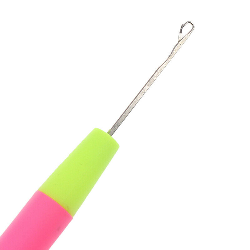 5pcs/Set Plastic Crochet Needle Weaving Hair Hooks Tool For Braid Craft3 Lt
