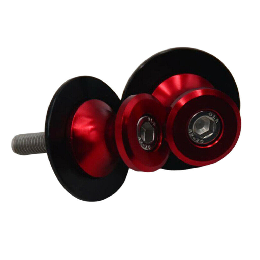 1 Pair 6mm Swingarm Swing Arm Spools Sliders Bobbins Screws For Motorcycle