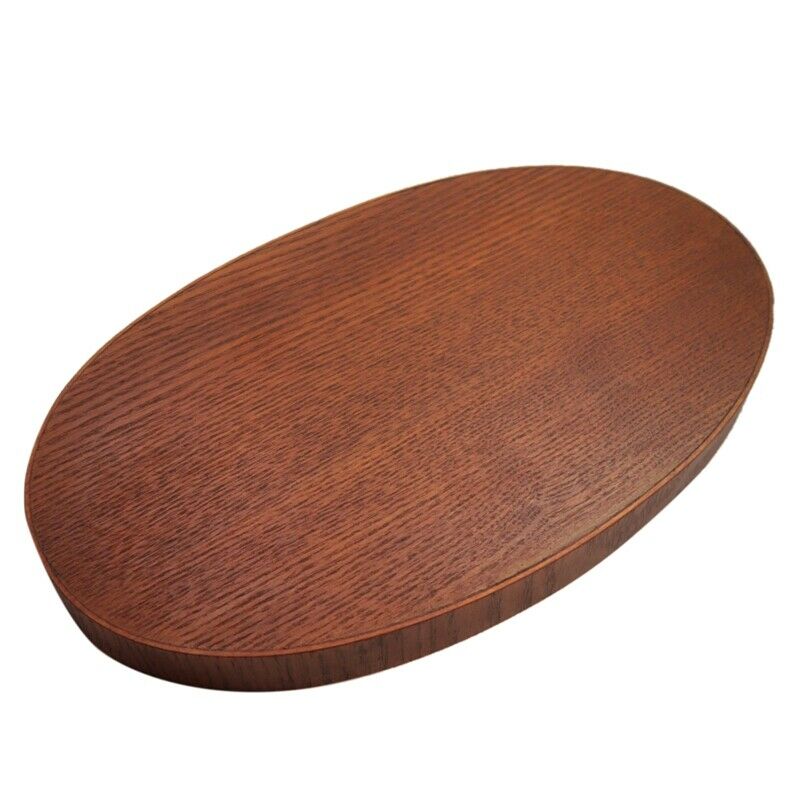 Oval Wooden Serving Tray Dinner Display Tray Tea Bar Breakfast Dessert Food E2Y2
