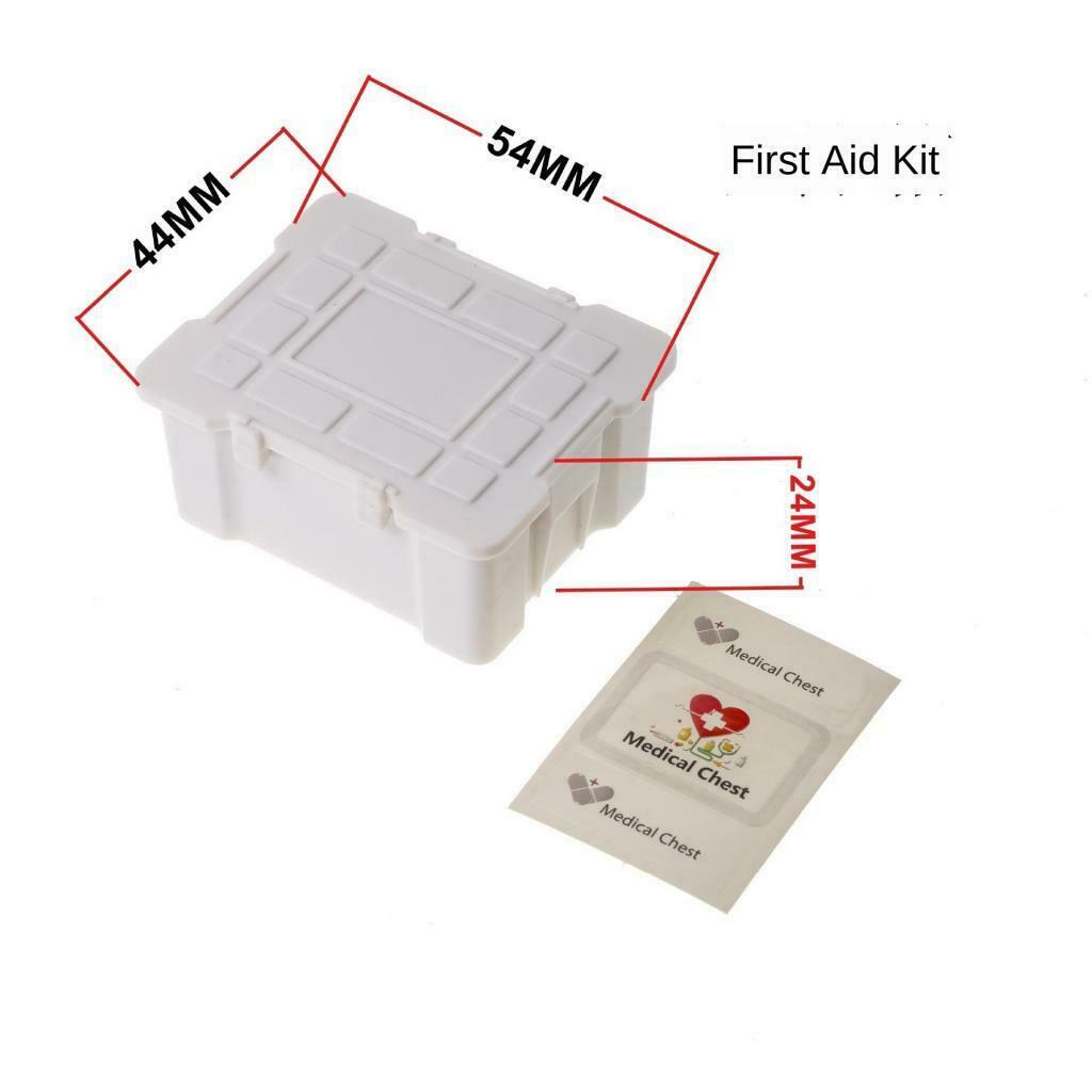 5Pcs RC 1/10 Decoration Accs Fit for HSP TRX4 SCX10 Rock Crawler Car White