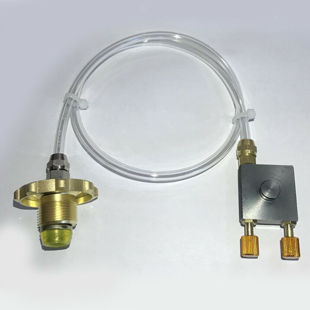 Lightweight Iron Propane Refill Adapter for Home BBQ M22X1.5 to 7 / 16-28UNE