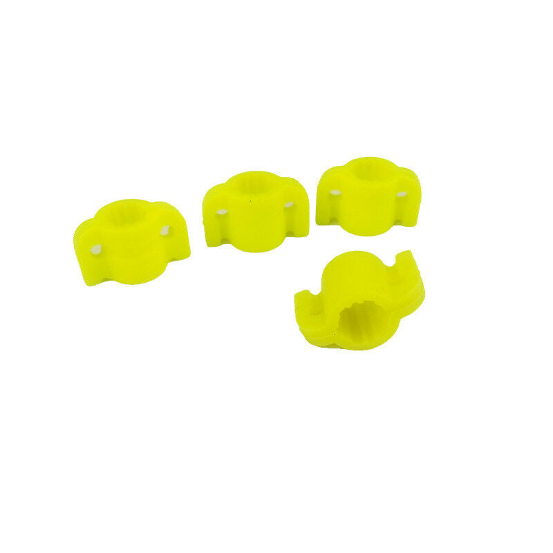 20pcs Bowfishing Safety Slider Fishing Hunting OD8MM Arrow Shafts Plastic Yellow
