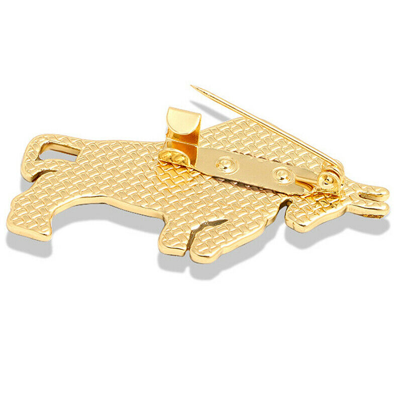 Ox Bull Brooch Animal Pin Brooches Women And Men Jewelry Rhinestone Cattle P Qx