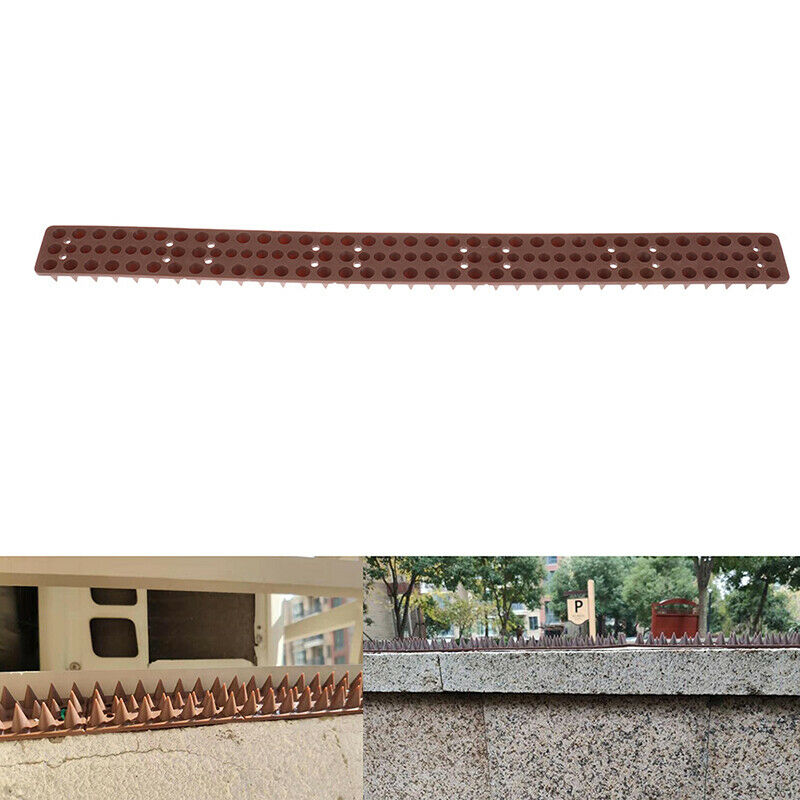 Plastic Deterrent Anti Theft Climb Strips Defender Spikes Bird Repellent Fe SJ