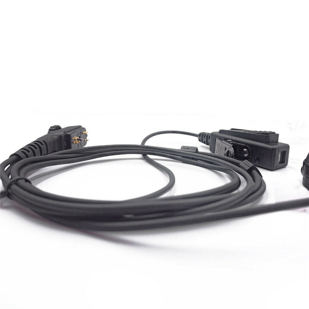 Earpiece Covert Air Acoustic Tube with PTT MIC in-Ear Headset for Hytera Radios